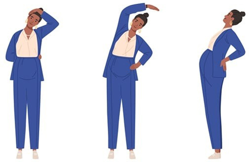 pregnant stretches